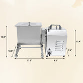 Hakka Electric 15lbs 7.5L Tilt Tank Meat Mixer Commercial Countertop Machine